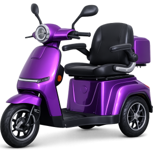 Elektrinis triratis E-GO S3 violetinis